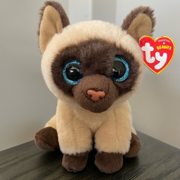 Ty Beanie Babies Siamese Cat Jaden Plush  6” - Picture 4 of 8